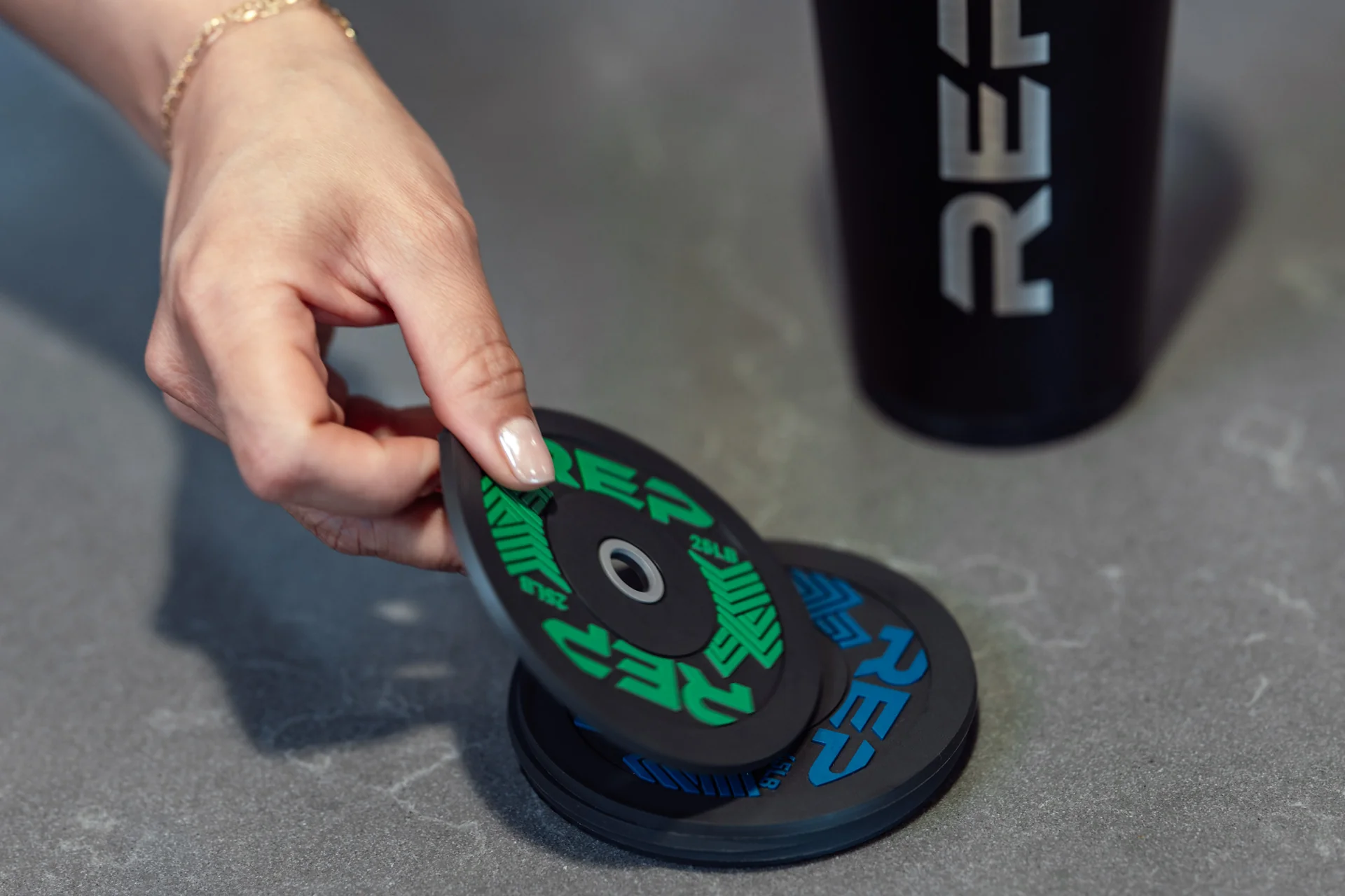 Pinnacle™ Bumper Plate Drink Coasters - Image 5