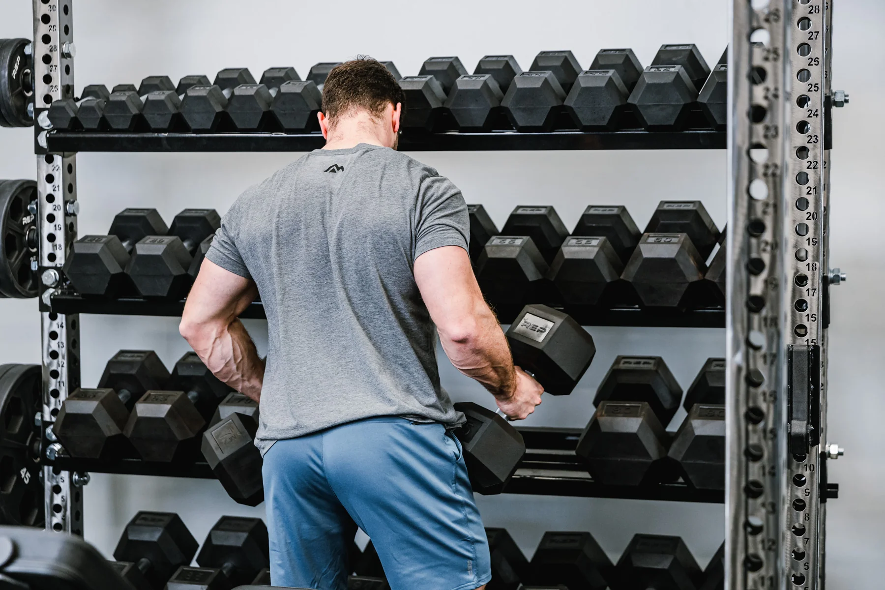 Dumbbell & Kettlebell Storage Shelf - Image 6