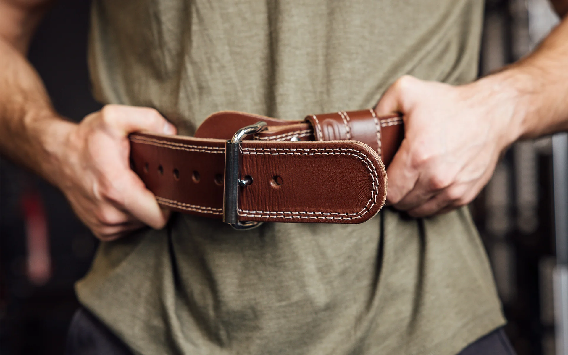 Leather Olympic Lifting Belt - Image 3