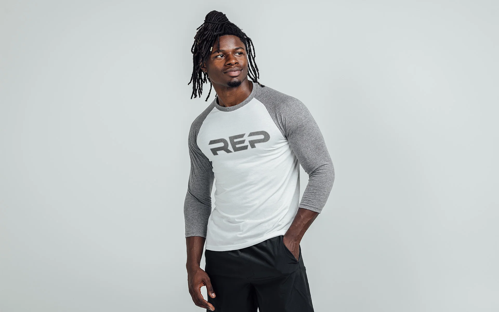 Men's Daily Driver ¾ Sleeve Tri-Blend Crew T-Shirt - Image 9