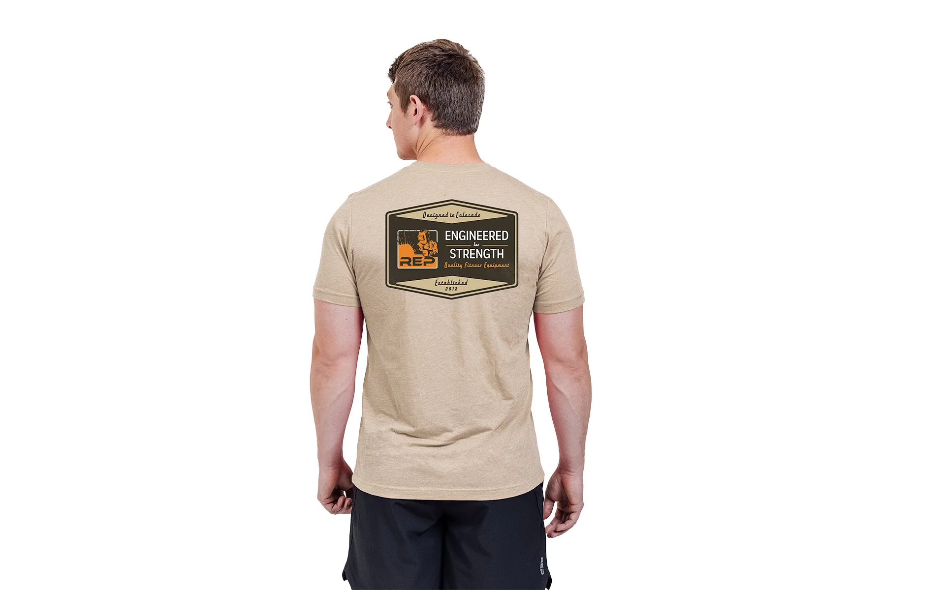 Men's Engineered Tri-Blend Crew T-Shirt - Image 4