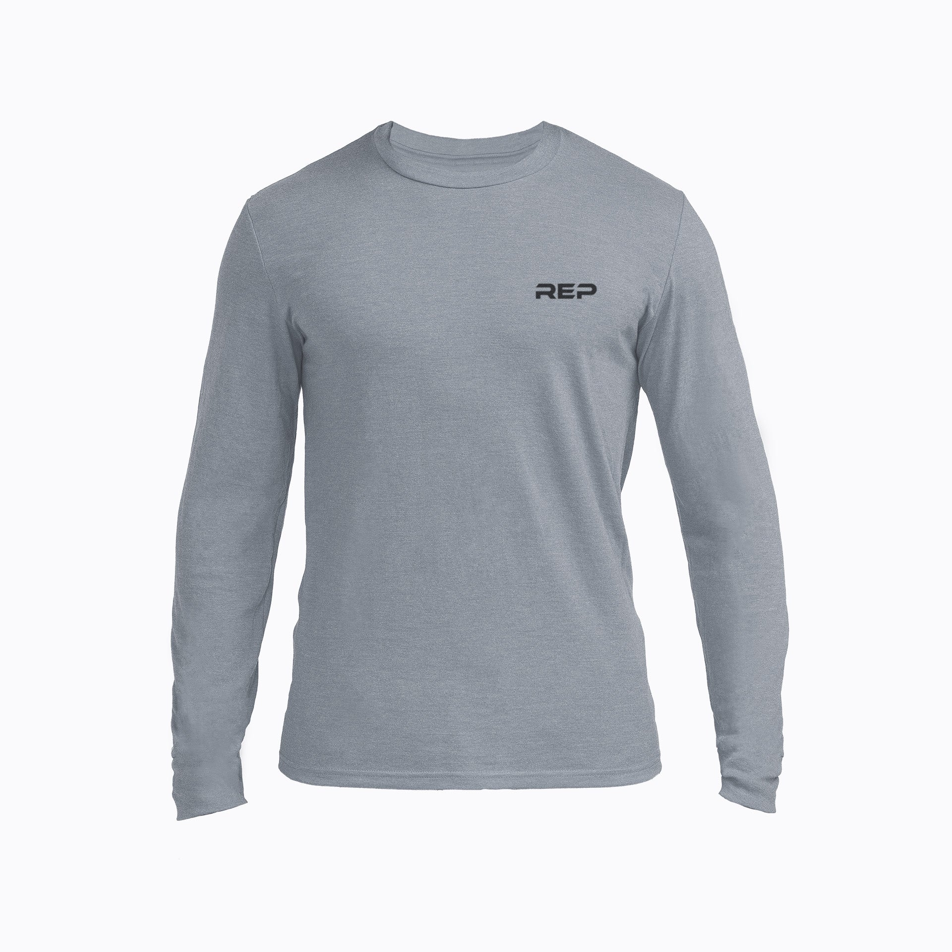 Men's REP® Long-Sleeve Tri-Blend Crew T-Shirt - Image 3