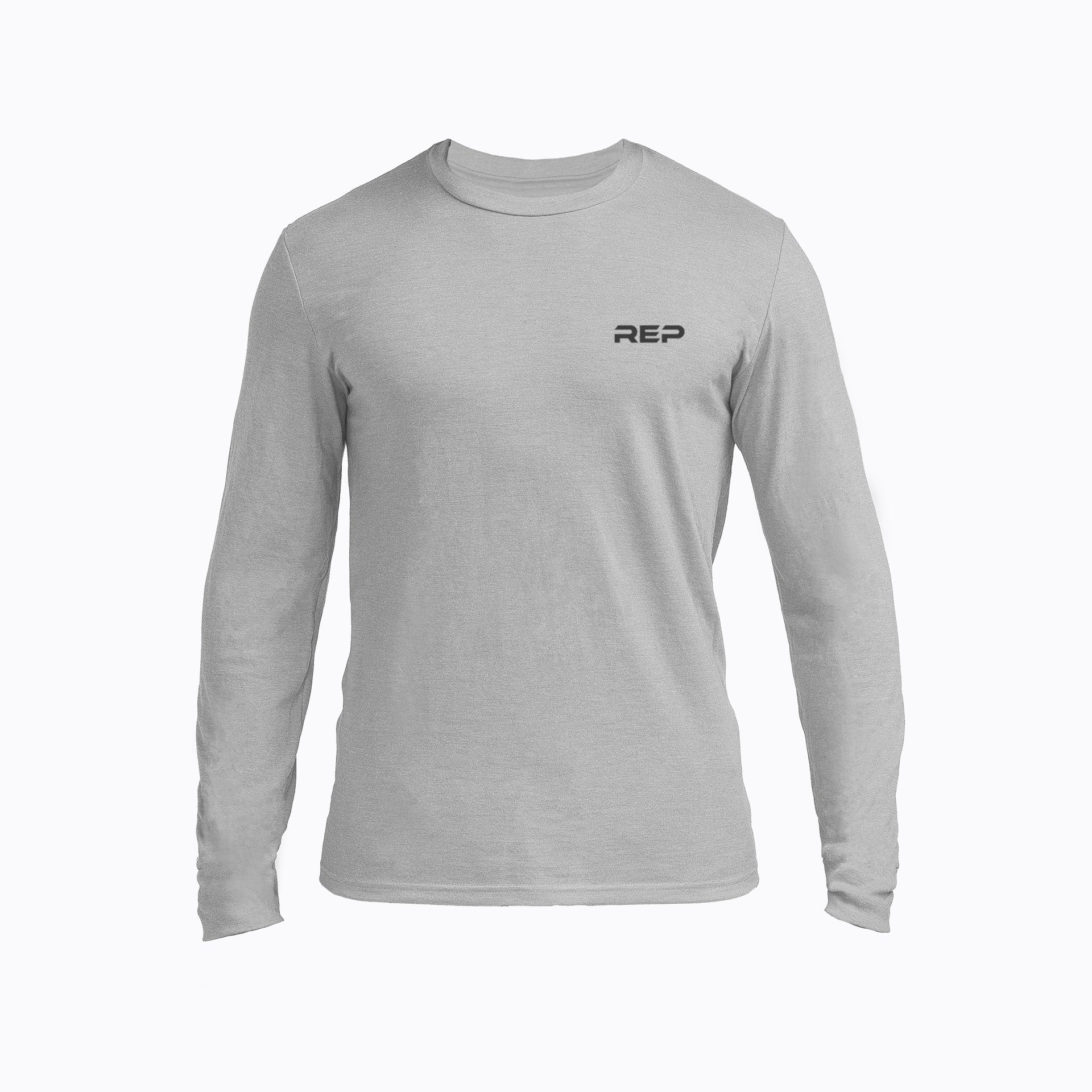 Men's REP® Long-Sleeve Tri-Blend Crew T-Shirt - Image 4