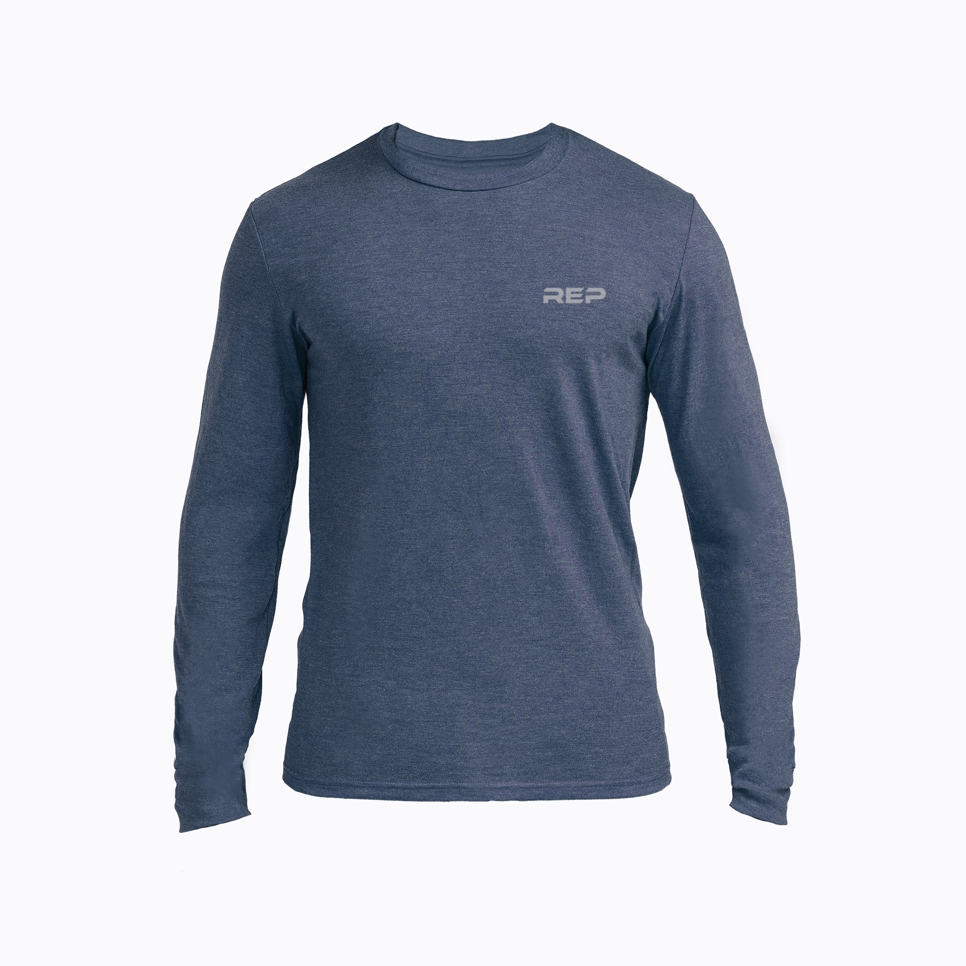 Men's REP® Long-Sleeve Tri-Blend Crew T-Shirt - Image 5