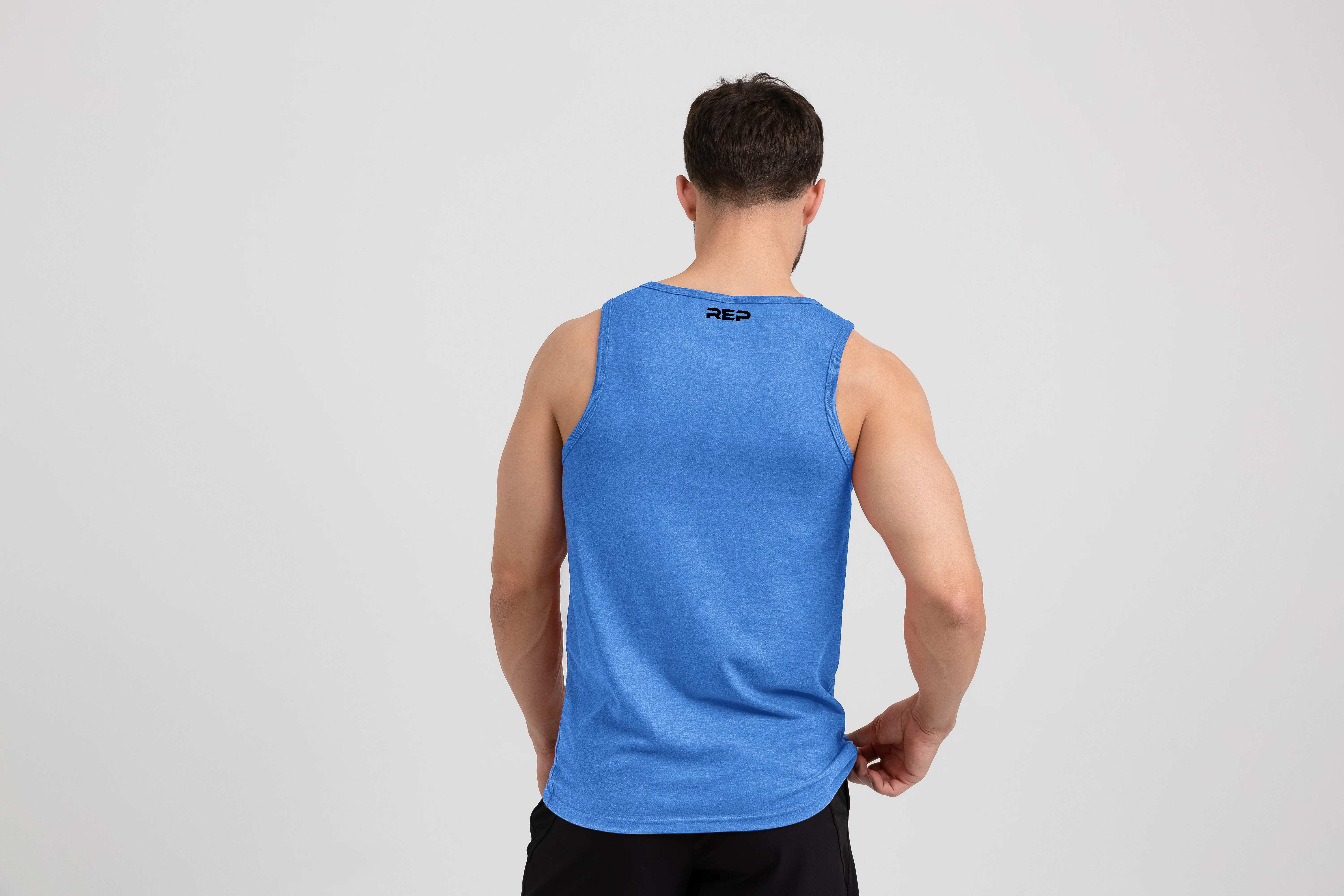 Men's Peak Tri-Blend Tank - Image 3