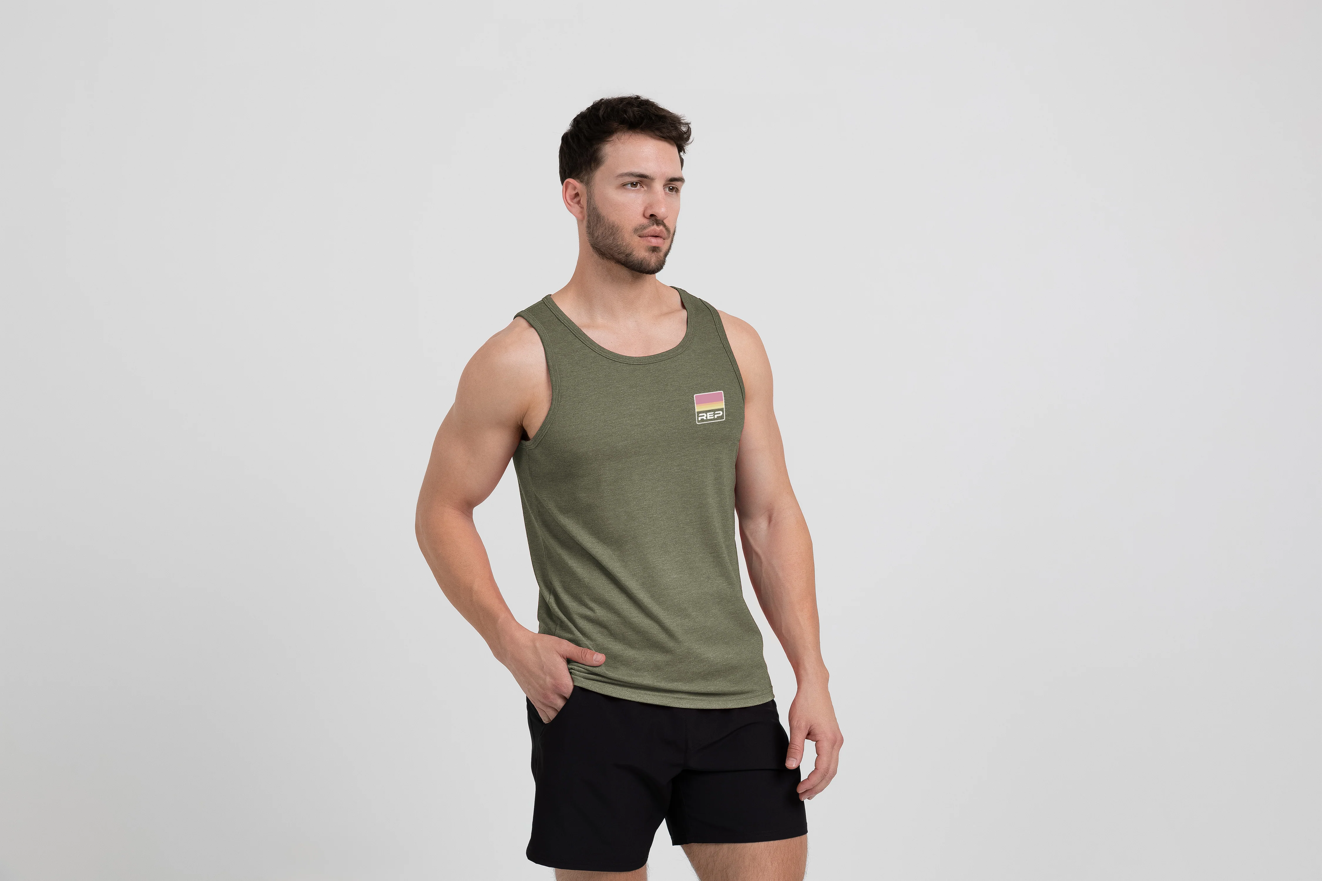 Men's Rise Tri-Blend Tank - Image 8