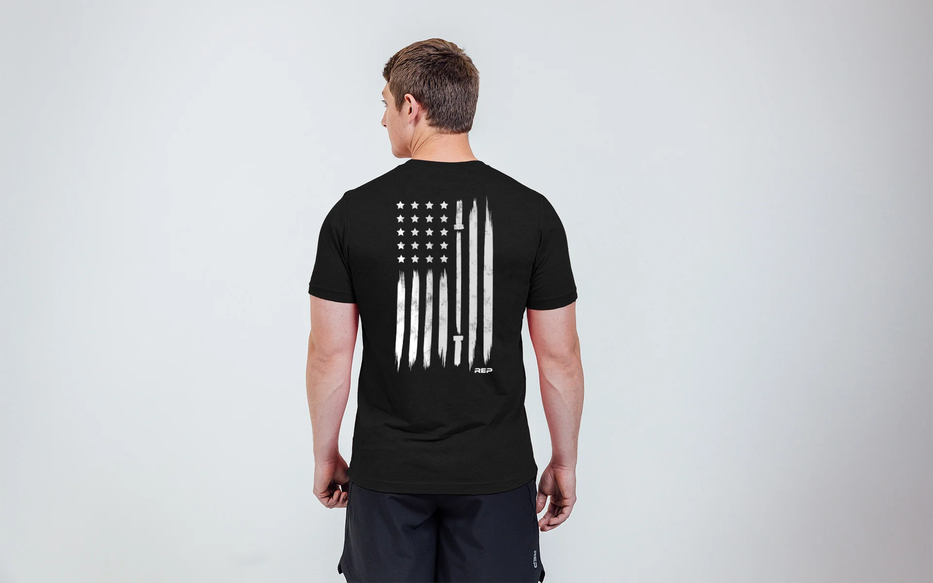 Men's USA Tri-Blend Crew T-Shirt - Image 8