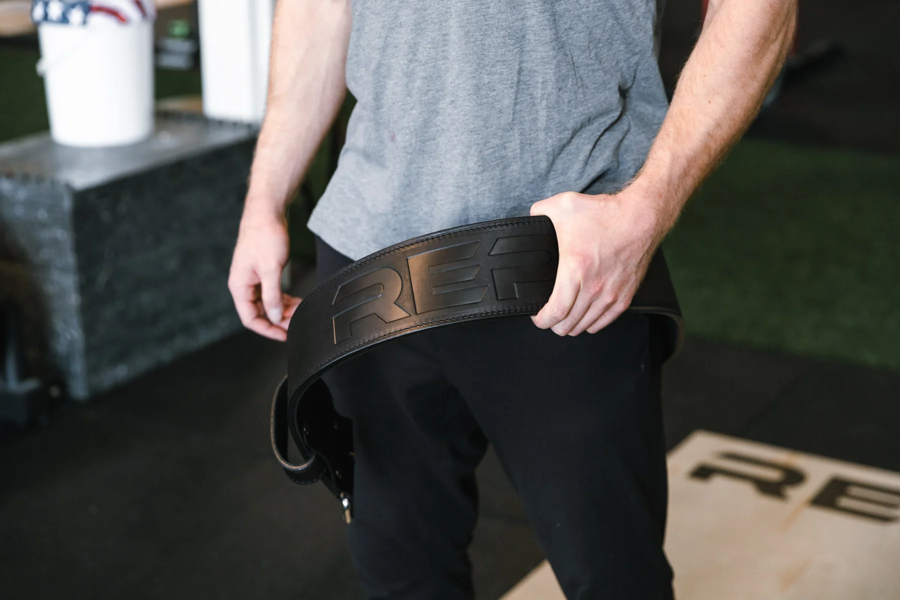 REP® USA Premium Leather Lifting Belt - Image 4
