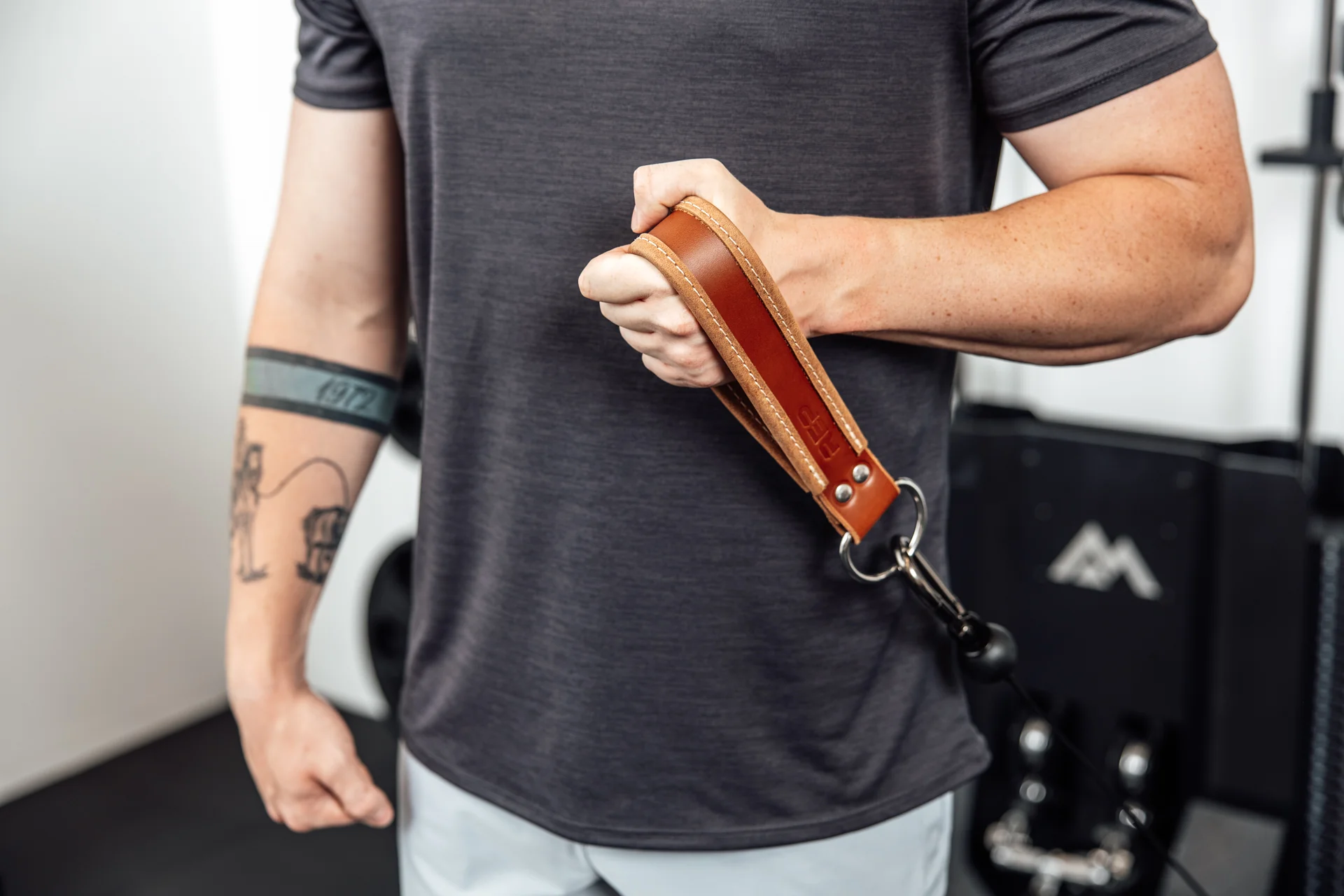 REP® USA Leather Single Handle Cable Attachment - Image 7