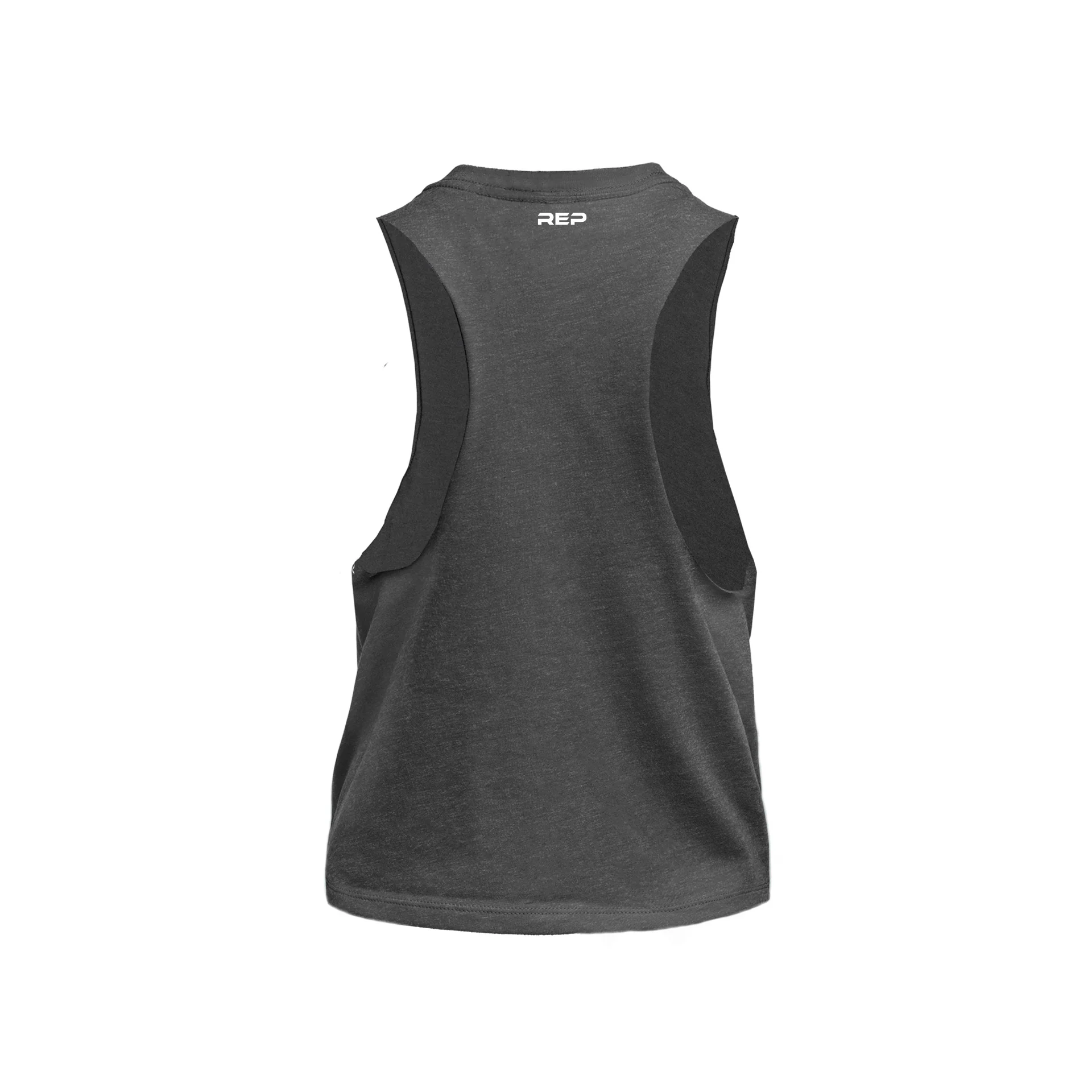 Women's Peak Cropped Dual-Blend Tank - Image 11