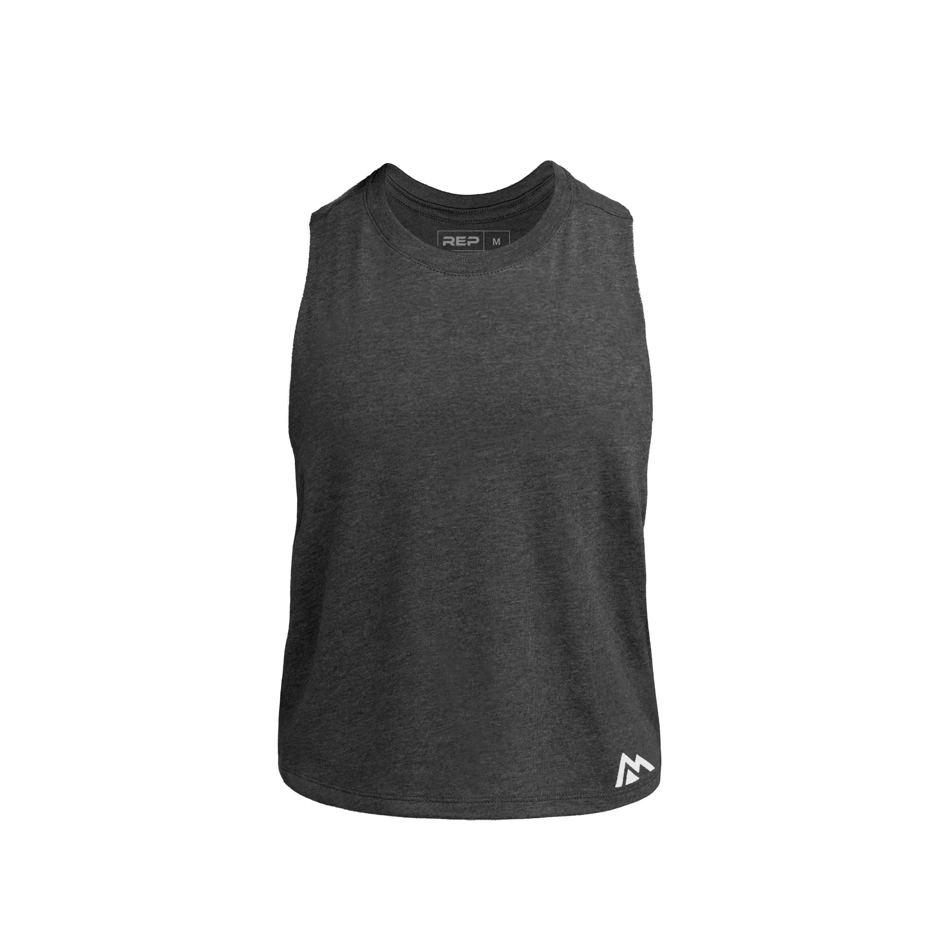 Women's Peak Cropped Dual-Blend Tank - Image 4